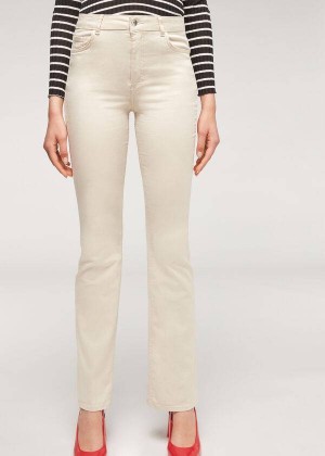Calzedonia Eco Light Flared Denim Jeans Damen Braun Beige | DE1616UT