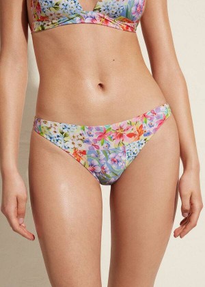 Calzedonia Minorca Eco Bikinihosen Damen Mehrfarbig | DE2687CE