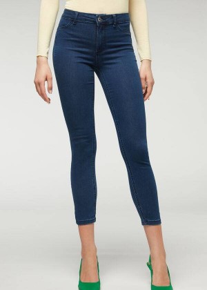 Calzedonia Push-up and soft touch Jeans Damen Navy | DE1582NB