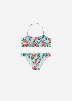 Calzedonia Two Piece Malibù Badeanzüge Kinder Grün | DE1129FM